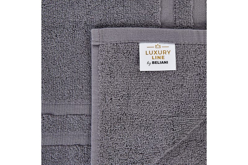 Handduk Atiu set om 9 Grå - Grå - Textil & mattor - Badrumstextilier - Handduk