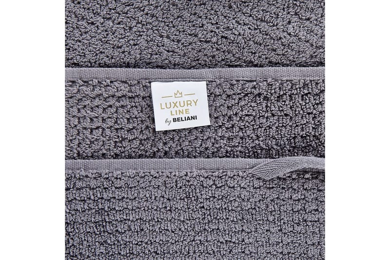 Handduk Atiu set om 9 Grå - Grå - Textil & mattor - Badrumstextilier - Handduk