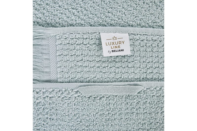 Handduk Atiu set om 9 Grön - Grön - Textil & mattor - Badrumstextilier - Handduk