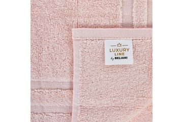 Handduk Atiu set om 9 Rosa - Rosa - Textil & mattor - Badrumstextilier - Handduk