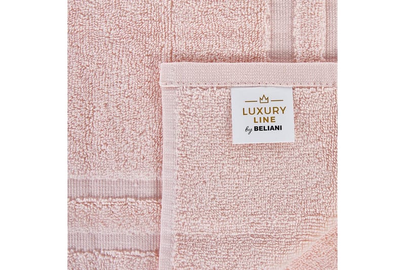 Handduk Atiu set om 9 Rosa - Rosa - Textil & mattor - Badrumstextilier - Handduk