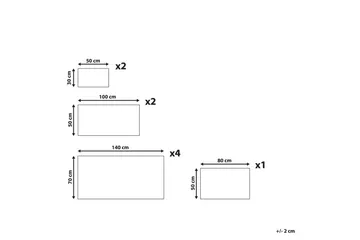 Handduk Atiu set om 9 Vit - Vit - Textil & mattor - Badrumstextilier - Handduk
