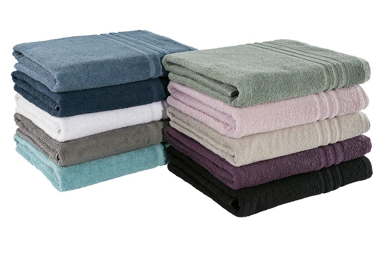 Basic Frotté 30x50 cm Grå - Borganäs - Textil & mattor - Badrumstextilier - Handduk