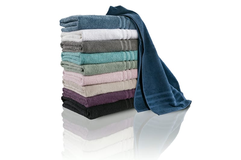 Basic Frotté 30x50 cm Grön - Borganäs - Textil & mattor - Badrumstextilier - Handduk