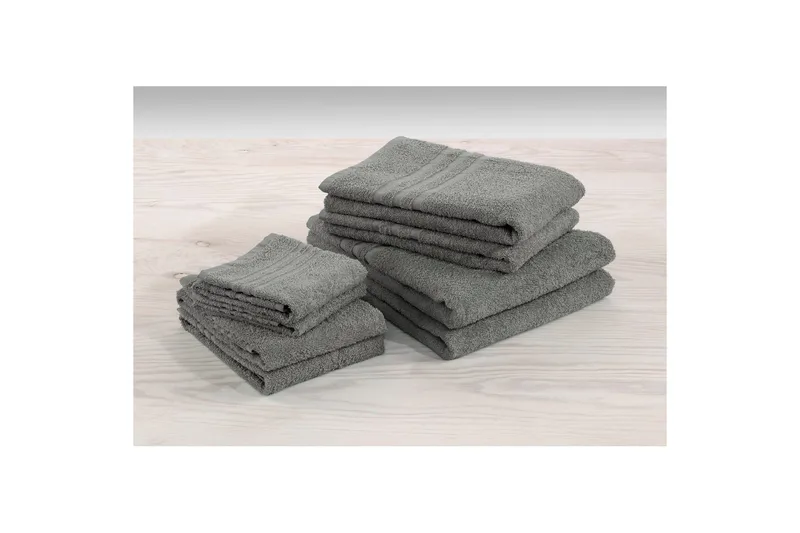 Handduk Basic Frotté - Grå - Textil & mattor - Badrumstextilier - Handduk