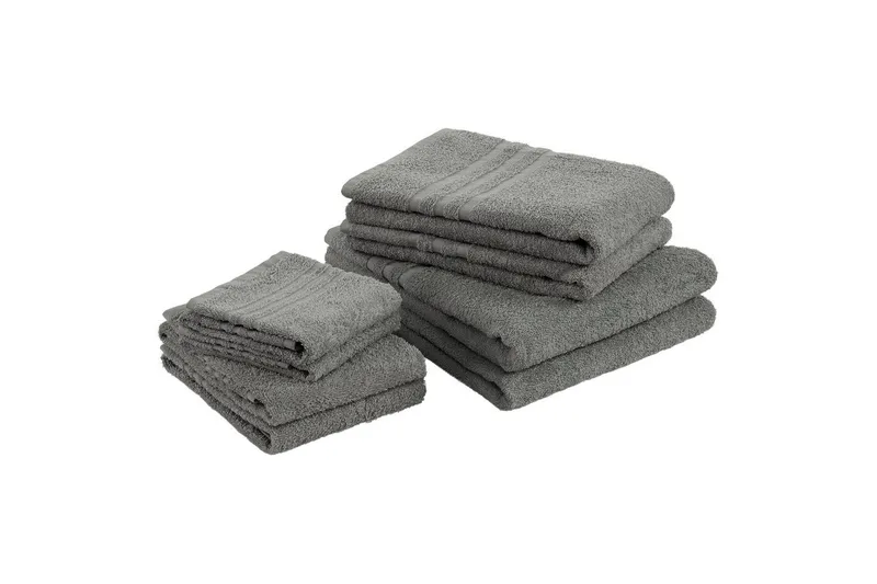 Handduk Basic Frotté - Grå - Textil & mattor - Badrumstextilier - Handduk