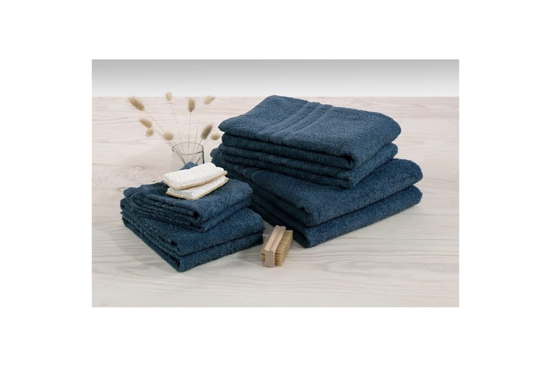 Handduk Basic Frotté - Marinblå - Textil & mattor - Badrumstextilier - Handduk
