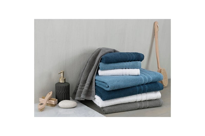 Handduk Basic Frotté - Marinblå - Textil & mattor - Badrumstextilier - Handduk