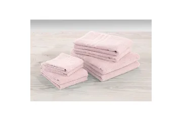 Handduk Basic Frotté - Rosa - Textil & mattor - Badrumstextilier - Handduk