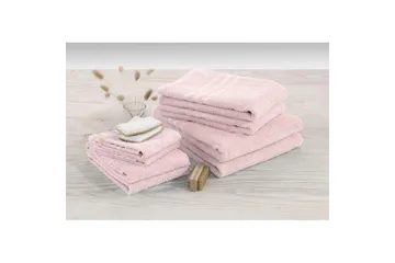 Handduk Basic Frotté - Rosa - Textil & mattor - Badrumstextilier - Handduk