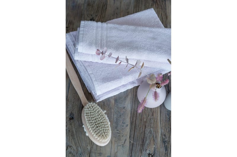Handduk Basic Frotté - Vit - Textil & mattor - Badrumstextilier - Handduk