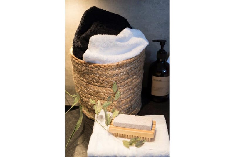 Handduk Basic Frotté - Vit - Textil & mattor - Badrumstextilier - Handduk