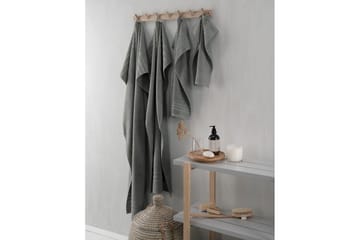 Gästhandduk Basic Frotté - Grå - Textil & mattor - Badrumstextilier - Handduk