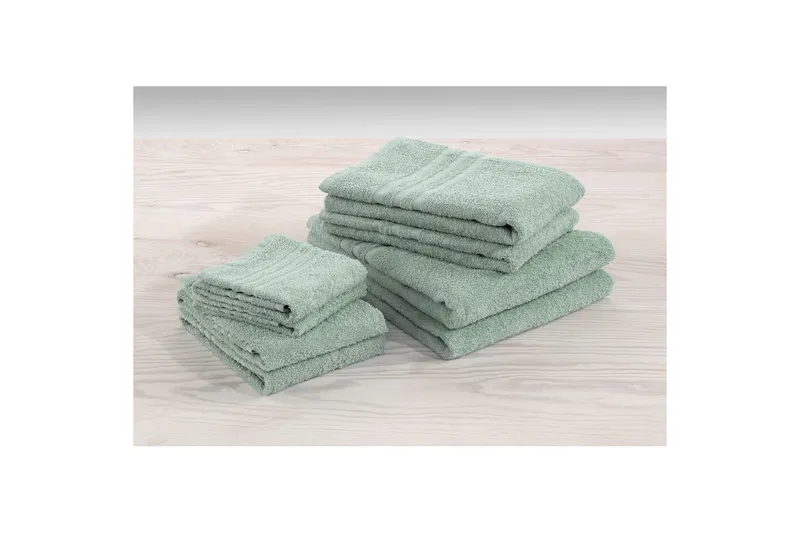 Gästhandduk Basic Frotté - Grön - Textil & mattor - Badrumstextilier - Handduk