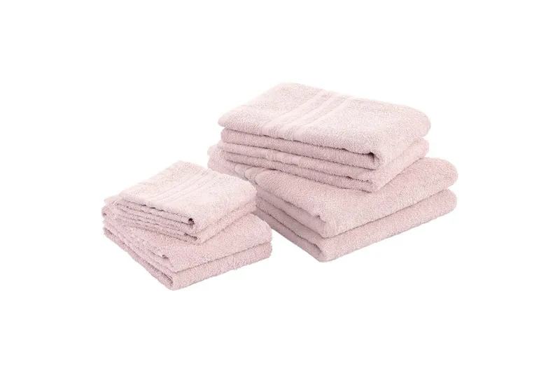 Gästhandduk Basic Frotté, Rosa