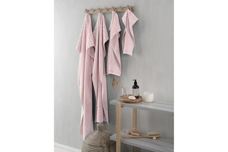 Gästhandduk Basic Frotté - Rosa - Textil & mattor - Badrumstextilier - Handduk