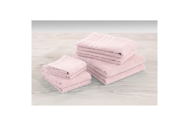 Gästhandduk Basic Frotté - Rosa - Textil & mattor - Badrumstextilier - Handduk
