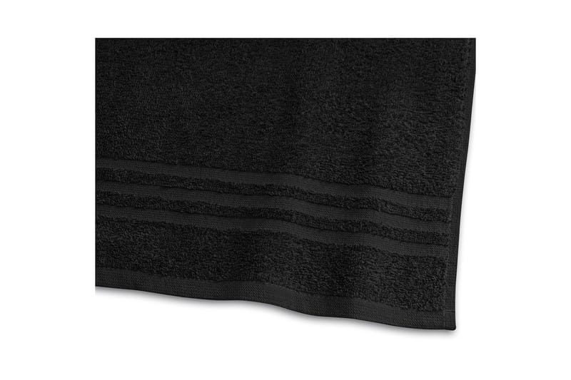 Gästhandduk Basic Frotté - Svart - Textil & mattor - Badrumstextilier - Handduk
