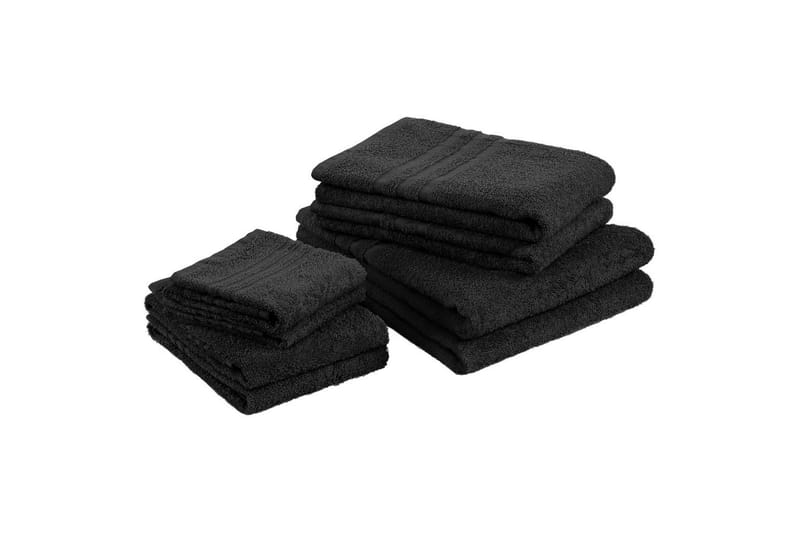 Gästhandduk Basic Frotté - Svart - Textil & mattor - Badrumstextilier - Handduk