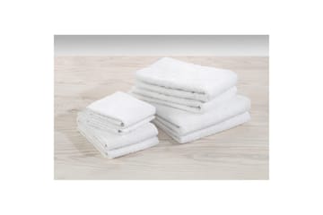 Gästhandduk Basic Frotté - Vit - Textil & mattor - Badrumstextilier - Handduk