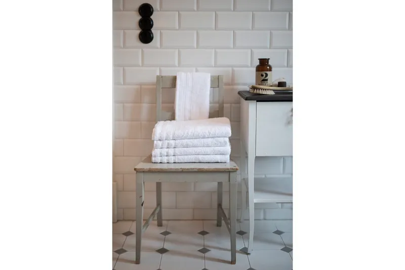 Handduk Corfu Vit - 70 x 140 cm - Textil & mattor - Badrumstextilier - Handduk