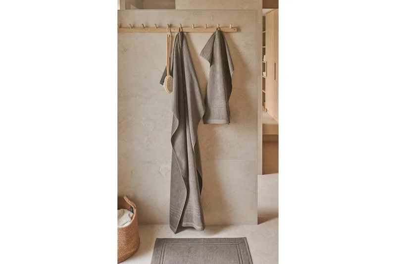 Handduk Helle 50 x 70 cm - Brun - Textil & mattor - Badrumstextilier - Handduk