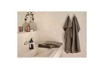 Handduk Helle 50 x 70 cm - Brun - Textil & mattor - Badrumstextilier - Handduk