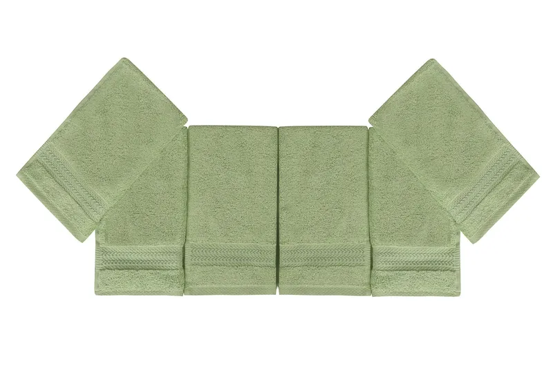 Hobby Handduk 30x50 cm 6-pack - Grön - Textil & mattor - Badrumstextilier - Handduk