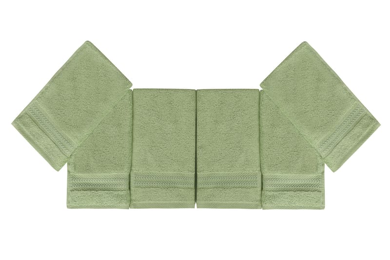 Hobby Handduk 30x50 cm 6-pack - Grön - Textil & mattor - Badrumstextilier - Handduk