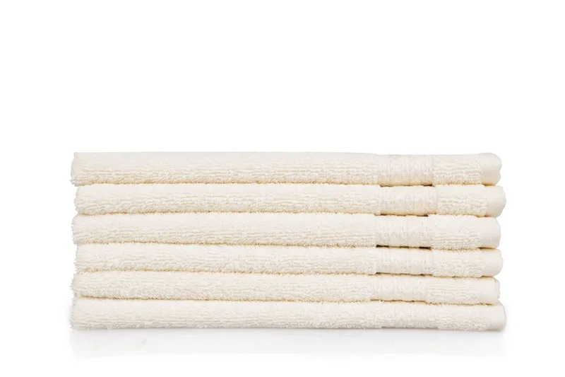 Hobby Handduk 30x50 cm 6-pack - Creme - Textil & mattor - Badrumstextilier - Handduk