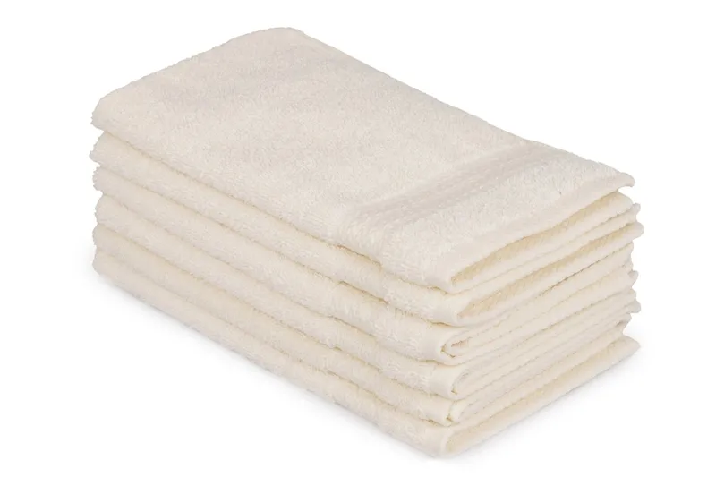 Hobby Handduk 30x50 cm 6-pack, Creme