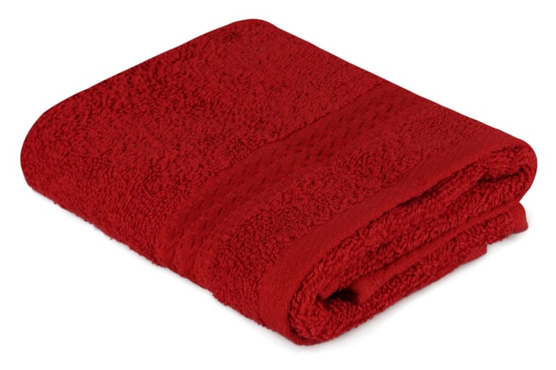 Hobby Handduk 30x50 cm - Röd - Handduk