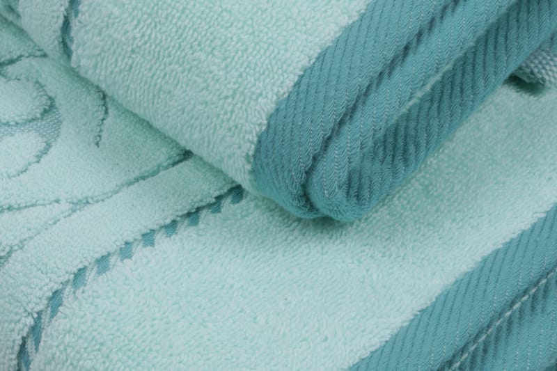 Hobby Handduk 50x90 cm 2-pack - Mint - Textil & mattor - Badrumstextilier - Handduk