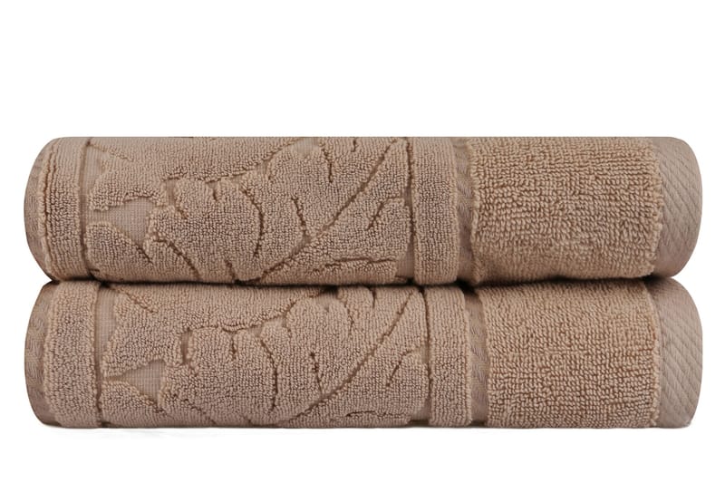 Hobby Handduk 50x90 cm 2-pack - Mörkbrun - Textil & mattor - Badrumstextilier - Handduk