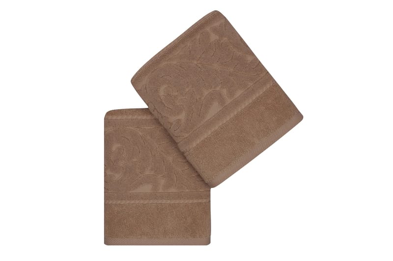 Hobby Handduk 50x90 cm 2-pack - Mörkbrun - Textil & mattor - Badrumstextilier - Handduk