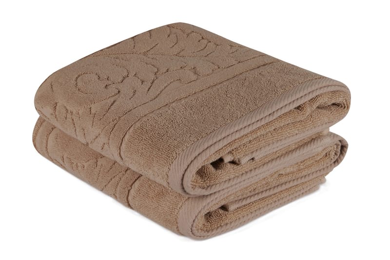 Hobby Handduk 50x90 cm 2-pack - Mörkbrun - Textil & mattor - Badrumstextilier - Handduk