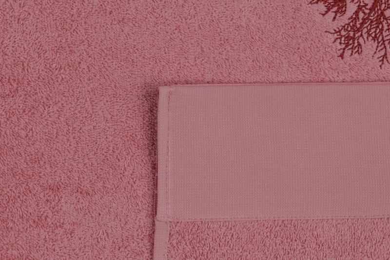 Hobby Handduk 50x90 cm 2-pack - Ljusrosa/Röd - Textil & mattor - Badrumstextilier - Handduk