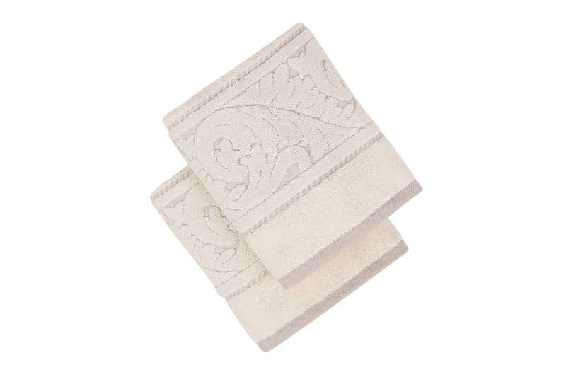 Hobby Handduk 50x90 cm 2-pack - Creme - Textil & mattor - Badrumstextilier - Handduk