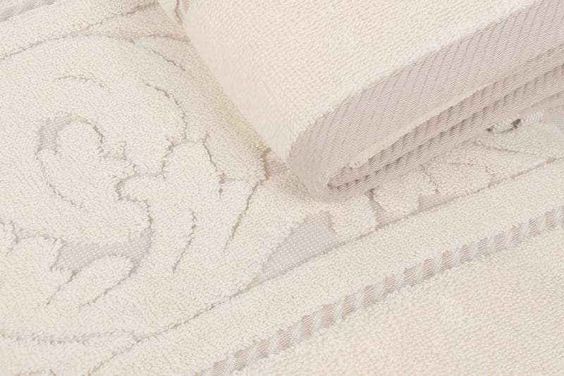 Hobby Handduk 50x90 cm 2-pack - Creme - Textil & mattor - Badrumstextilier - Handduk