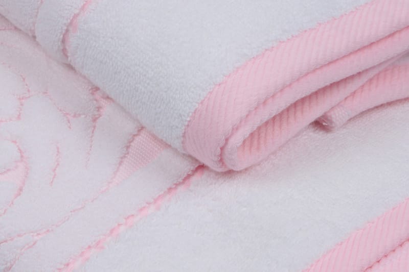 Hobby Handduk 50x90 cm 2-pack - Rosa - Textil & mattor - Badrumstextilier - Handduk