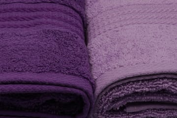 Hobby Handduk 50x90 cm 4-pack - Lila - Textil & mattor - Badrumstextilier - Handduk