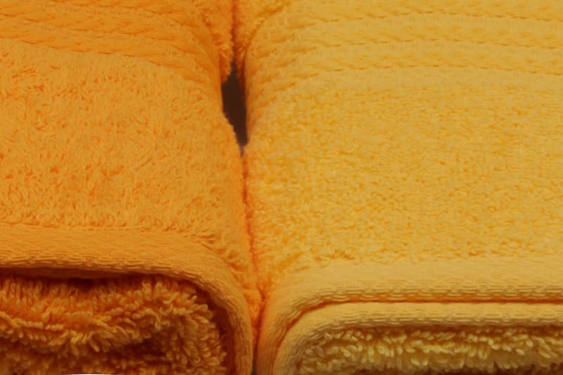 Hobby Handduk 50x90 cm 4-pack - Gul/Orange - Textil & mattor - Badrumstextilier - Handduk