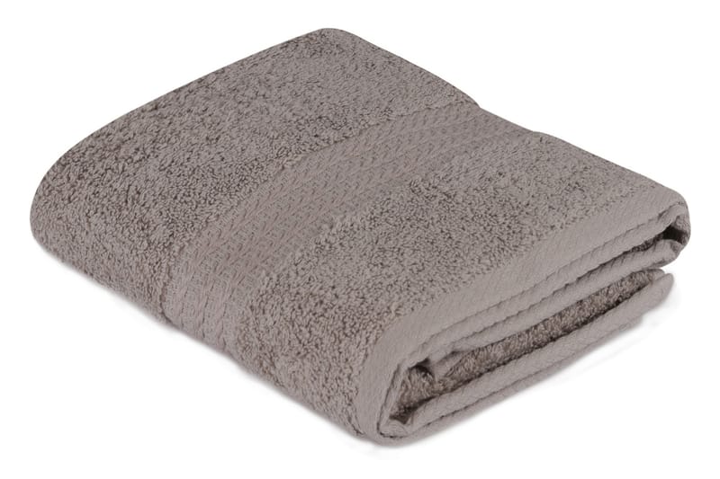 Hobby Handduk 50x90 cm - Mörkbeige - Textil & mattor - Badrumstextilier - Handduk