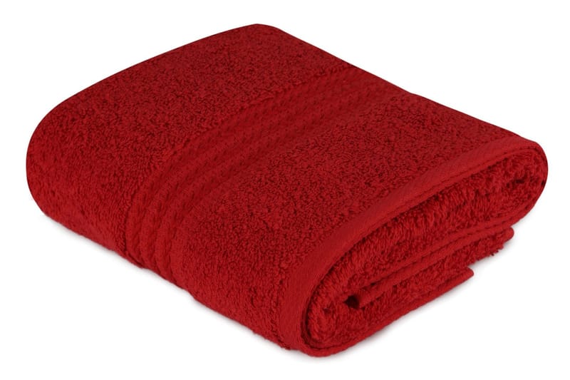 Hobby Handduk 50x90 cm - Vinröd - Textil & mattor - Badrumstextilier - Handduk