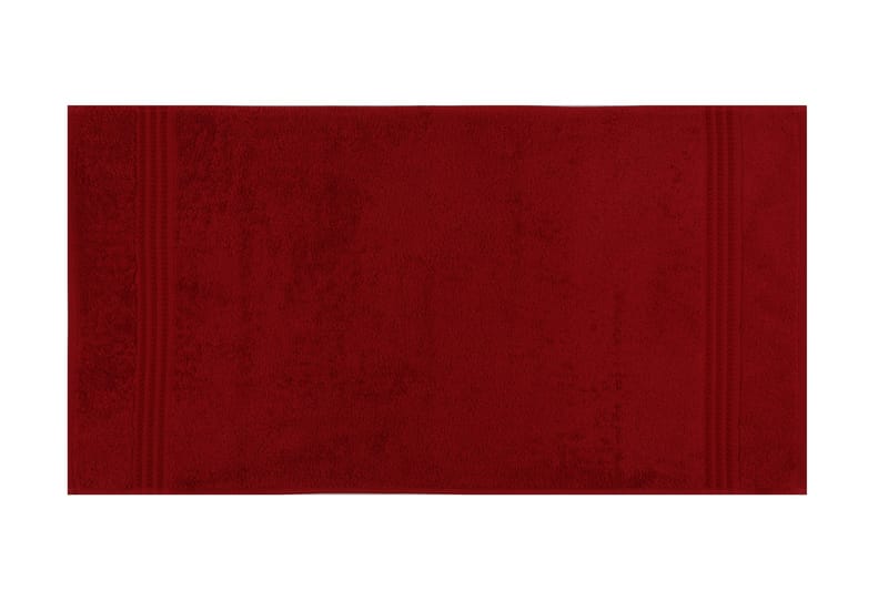 Hobby Handduk 50x90 cm - Vinröd - Handduk