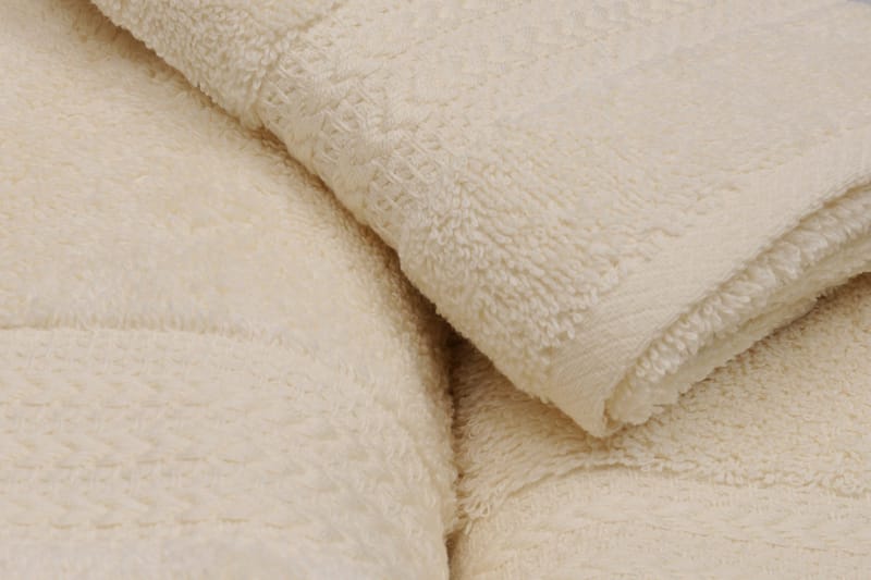 Hobby Handduk Set om 3 - Creme - Textil & mattor - Badrumstextilier - Handduk