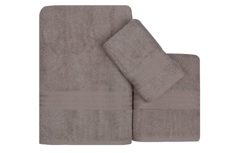 Hobby Handduk Set om 3 - Grå - Textil & mattor - Badrumstextilier - Handduk
