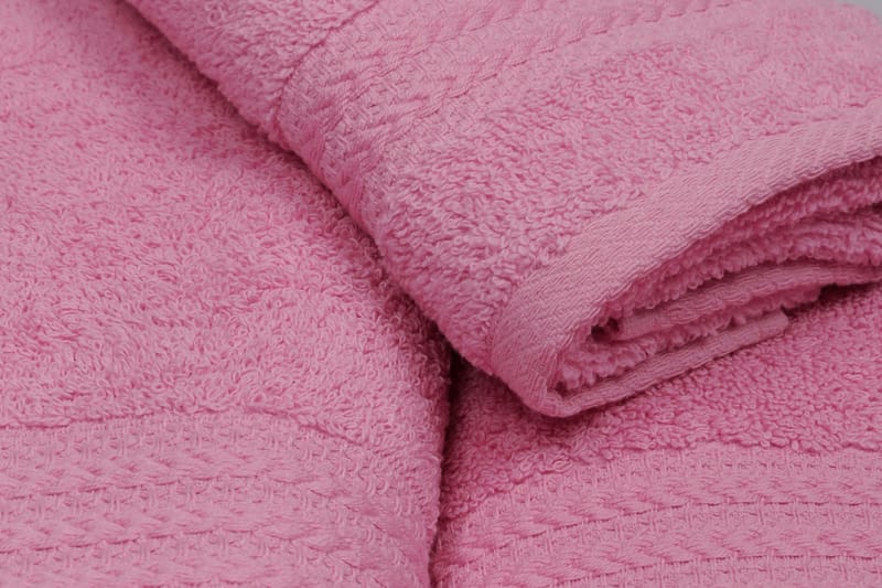 Hobby Handduk Set om 3 - Rosa - Textil & mattor - Badrumstextilier - Handduk
