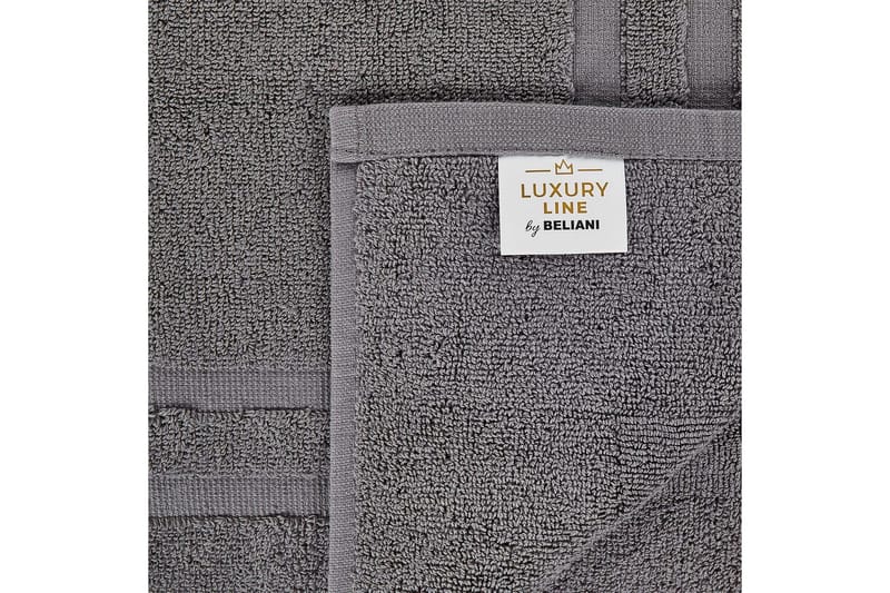Handduk Mitiaro set om 2 Grå - Grå - Textil & mattor - Badrumstextilier - Badlakan & badhandduk