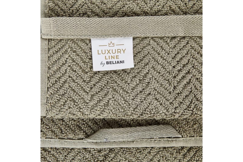 Handduk Mitiaro set om 9 Grön - Grön - Textil & mattor - Badrumstextilier - Handduk